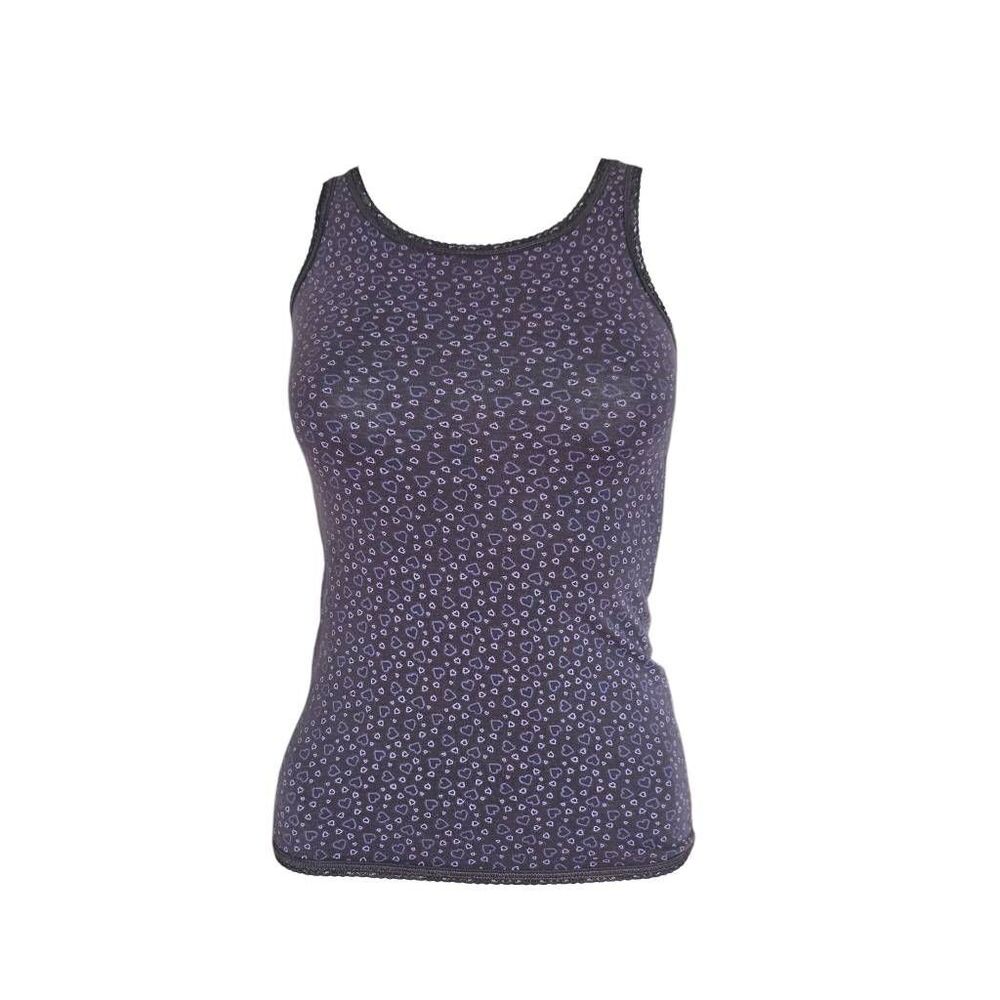 y2k lace fitted heart cami